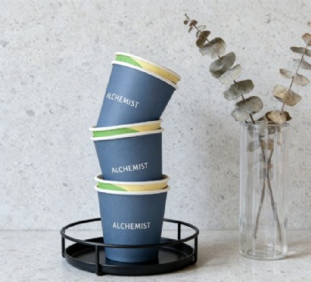 7oz 8oz 10oz 12oz 16oz Disposable Paper Cups Waterproof Matte Double Wall Paper Cup for Hot Drinks Take Away Cup