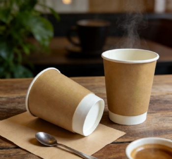 Custom Double Wall Biodegradable Coffee Cups Superior Quality Disposable Eco Friendly Food Packaging Paper Cups
