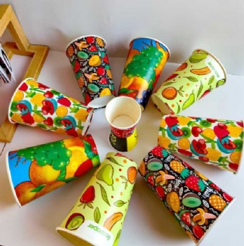 Factory Price Customization Disposable Paper Cups for Cold Beverages