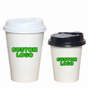 Espresso Cup Coffee Shop Takeaway Packaging Disposable Paper Cup with Lid