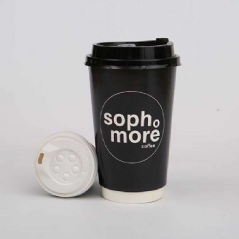 Takeaway Packaging Disposable Paper Cup with Lid