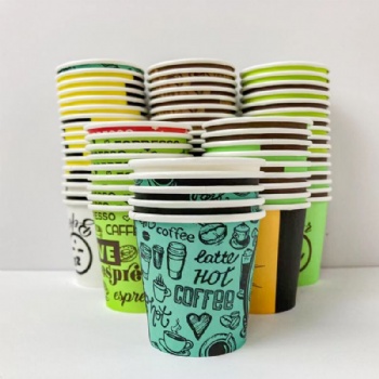 8oz 12oz 16oz Single Wall Disposable Customized Hot Coffee Paper Cups
