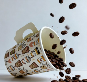 Factory Wholesale Good Selling Coffee Tea Paper Cups for Hot Drinks with Handle