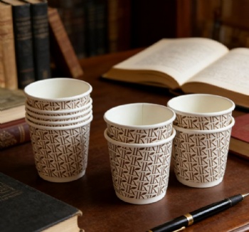 Biodegradable Custom Printed Double Wall Paper Cup Take Away Disposable Personalized Paper Coffee Cups